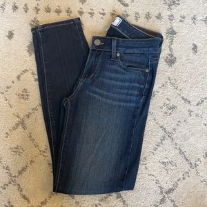 Paige dark wash skinny jeans